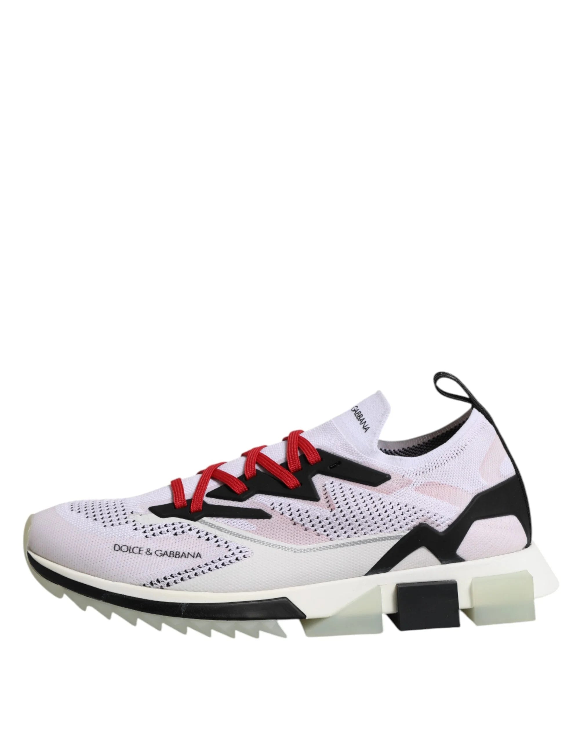 Dolce & Gabbana White SORRENTO Sport Stretch Sneakers Shoes - EU47/US14 - Sneakers