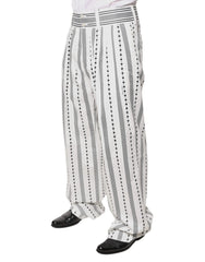Dolce & Gabbana White Straight Formal Dress Pants - IT50 | L - Trousers