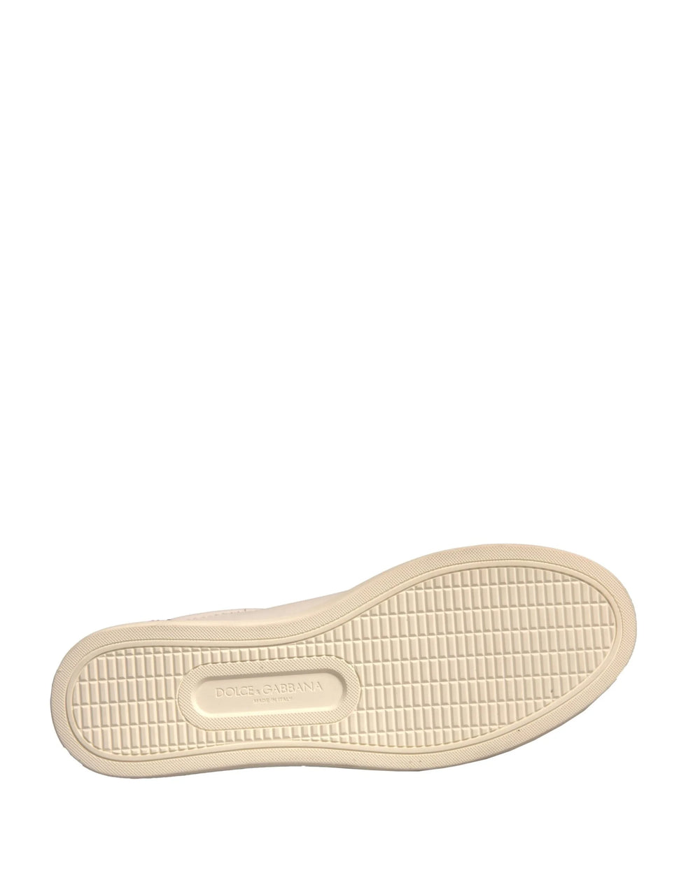 Dolce & Gabbana White Suede Leather Low Top Sneakers Shoes - Sneakers