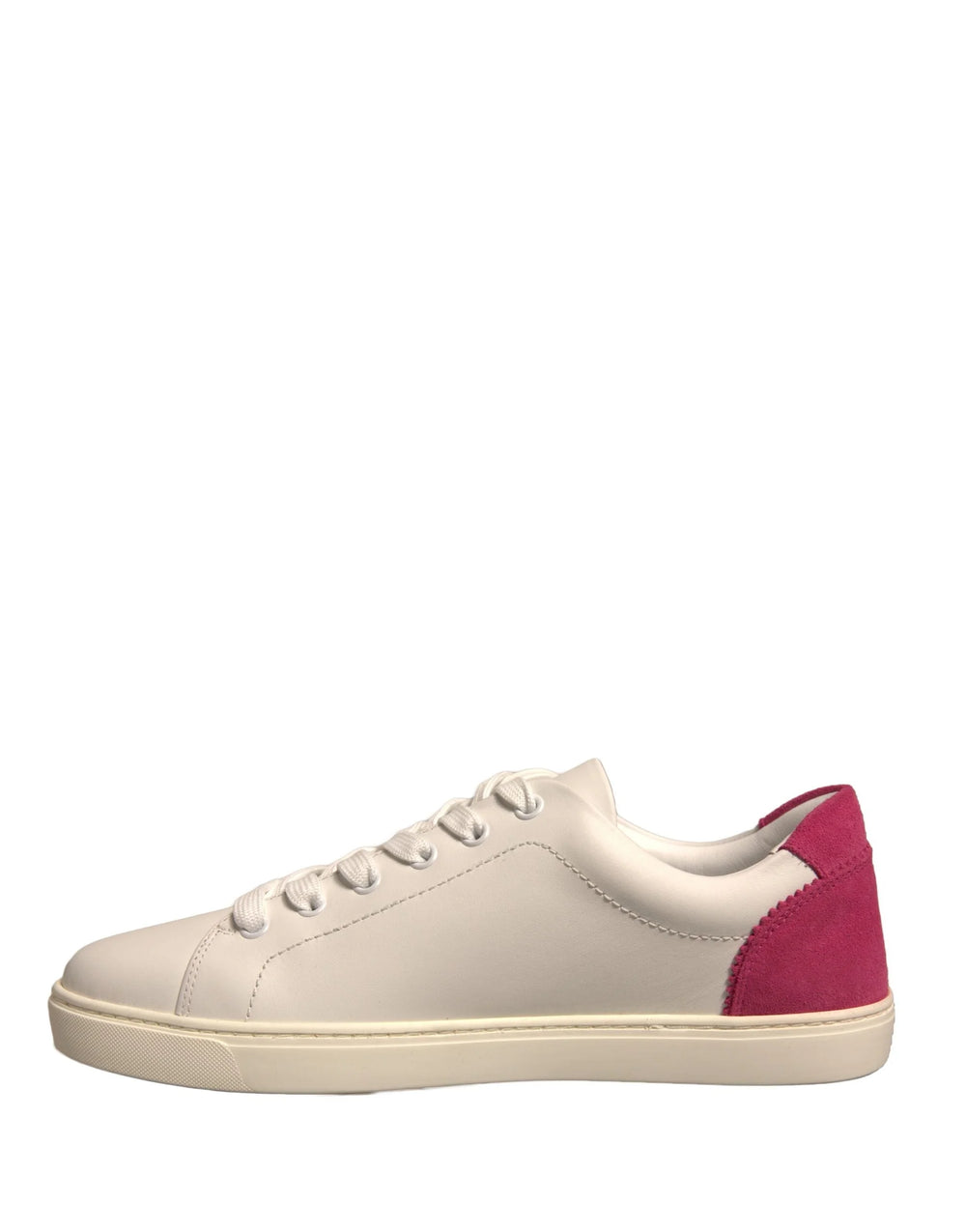 Dolce & Gabbana White Suede Leather Low Top Sneakers Shoes - EU39.5/US9 - Sneakers