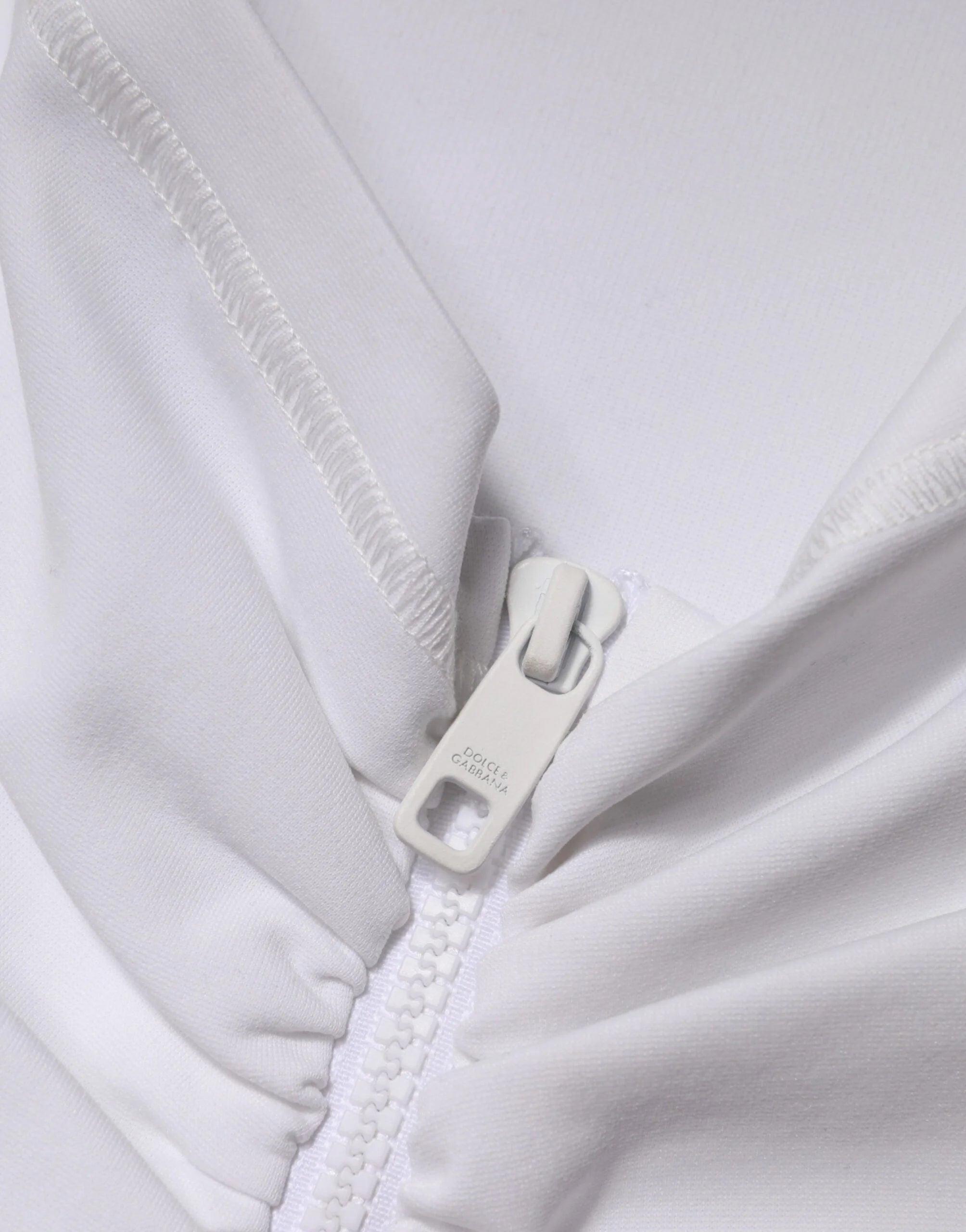 Dolce & Gabbana White Viscose Pencil Cut High Waist Mini Skirt - IT42|M