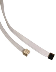 Dolce & Gabbana White Yellow Stripe Tie Side Logo Underwear - IT2 | S - Classic Bikinis