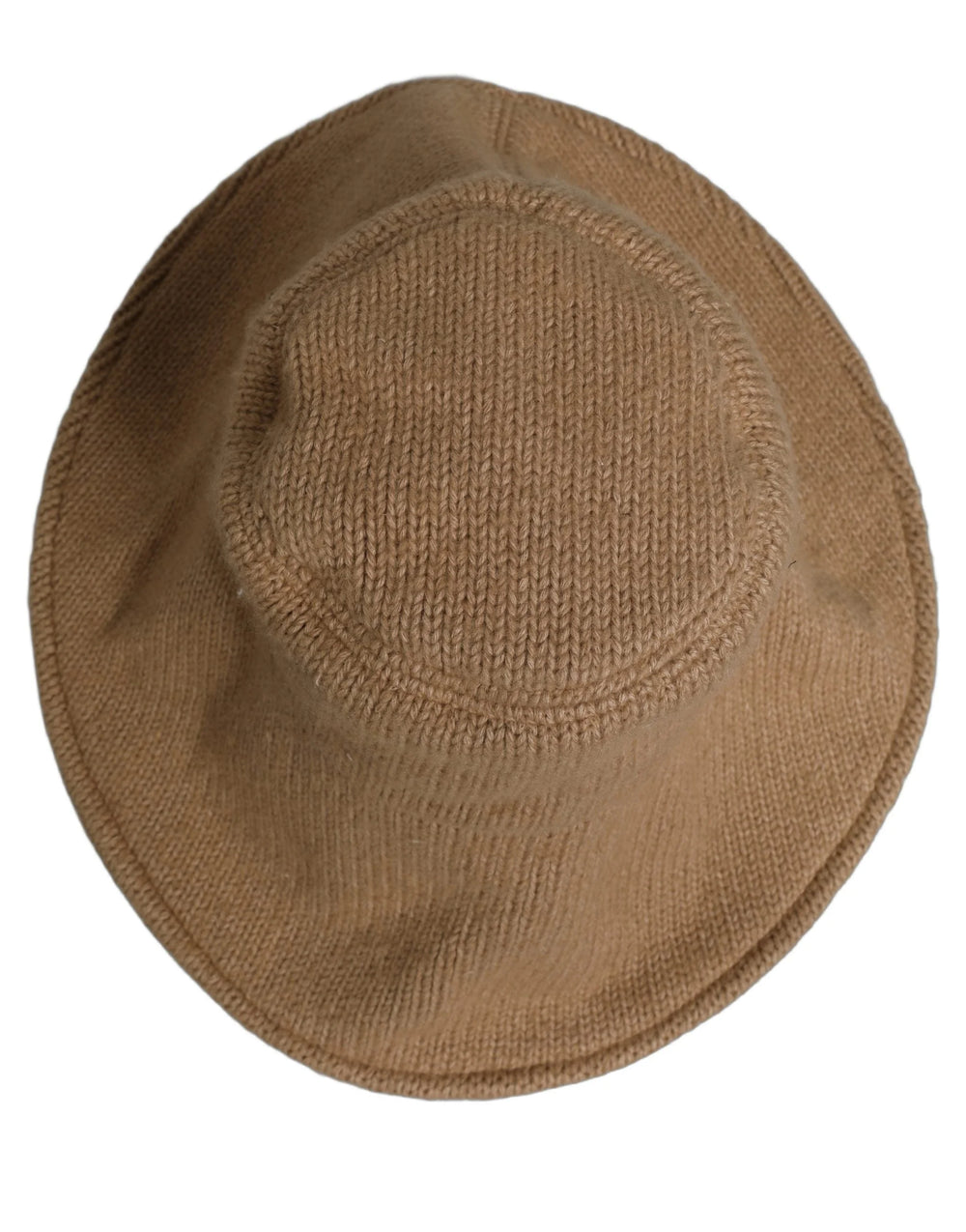 Dolce & Gabbana Women Brown Cotton Knit WideBrim Bucket Capello Hat - 58 cm|M