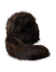 Dolce & Gabbana Women Brown Raccoon Fur Bucket Hat - 57 cm|S - Bucket Hats