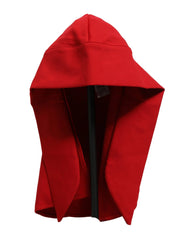 Dolce & Gabbana Women Red Polyester Whole Head Wrap Capello Hat - 57 cm|S