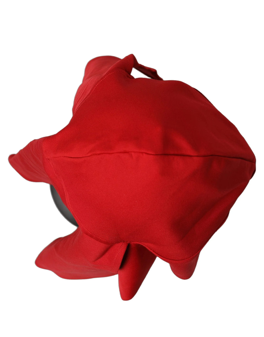 Dolce & Gabbana Women Red Polyester Whole Head Wrap Capello Hat - 57 cm|S