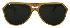 Dolce & Gabbana Yellow Acetate Black Lens Aviator DG4196 Sunglasses - Sunglasses