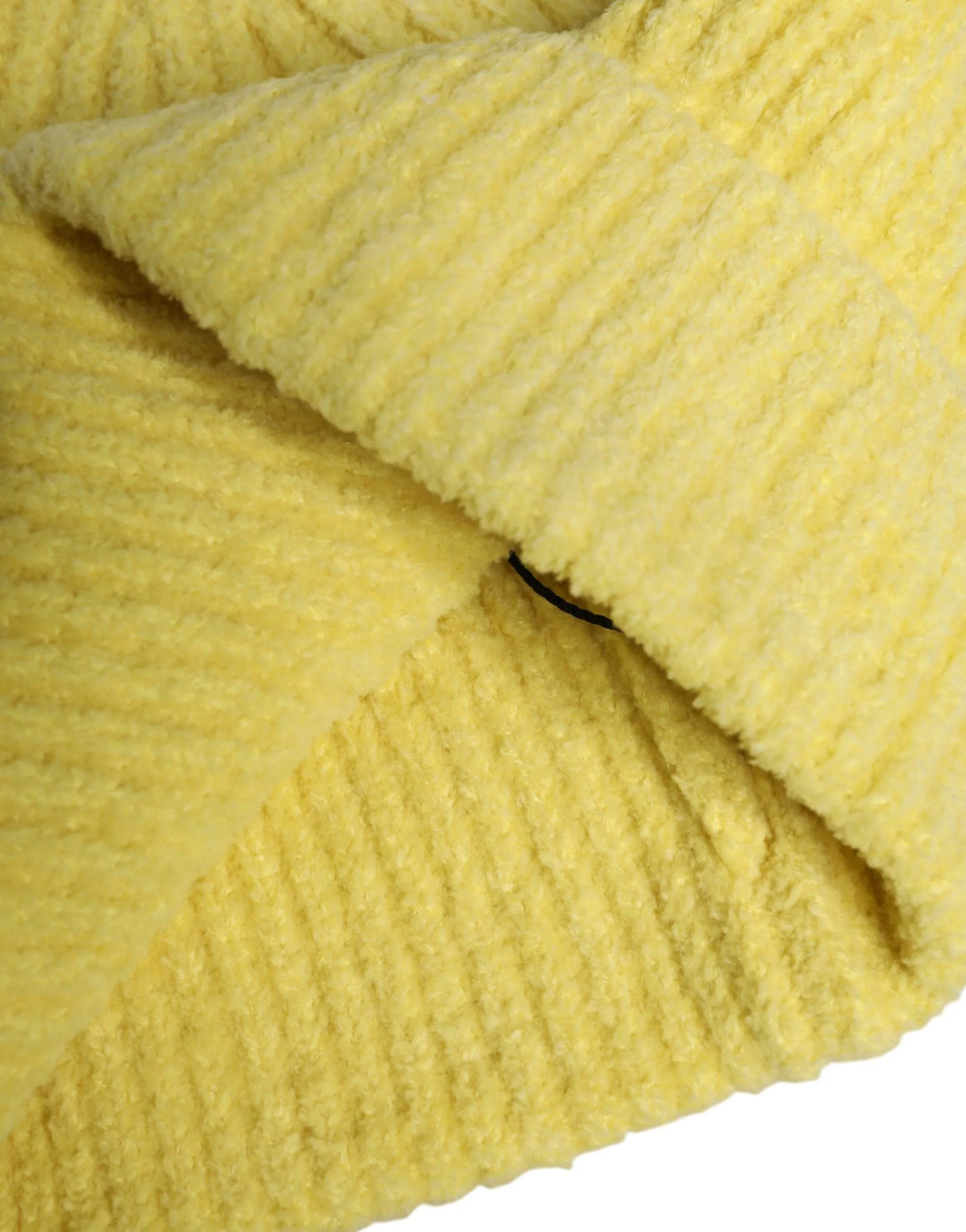 Dolce & Gabbana Yellow Cotton Knitted Winter Beanie Hat - Beanies