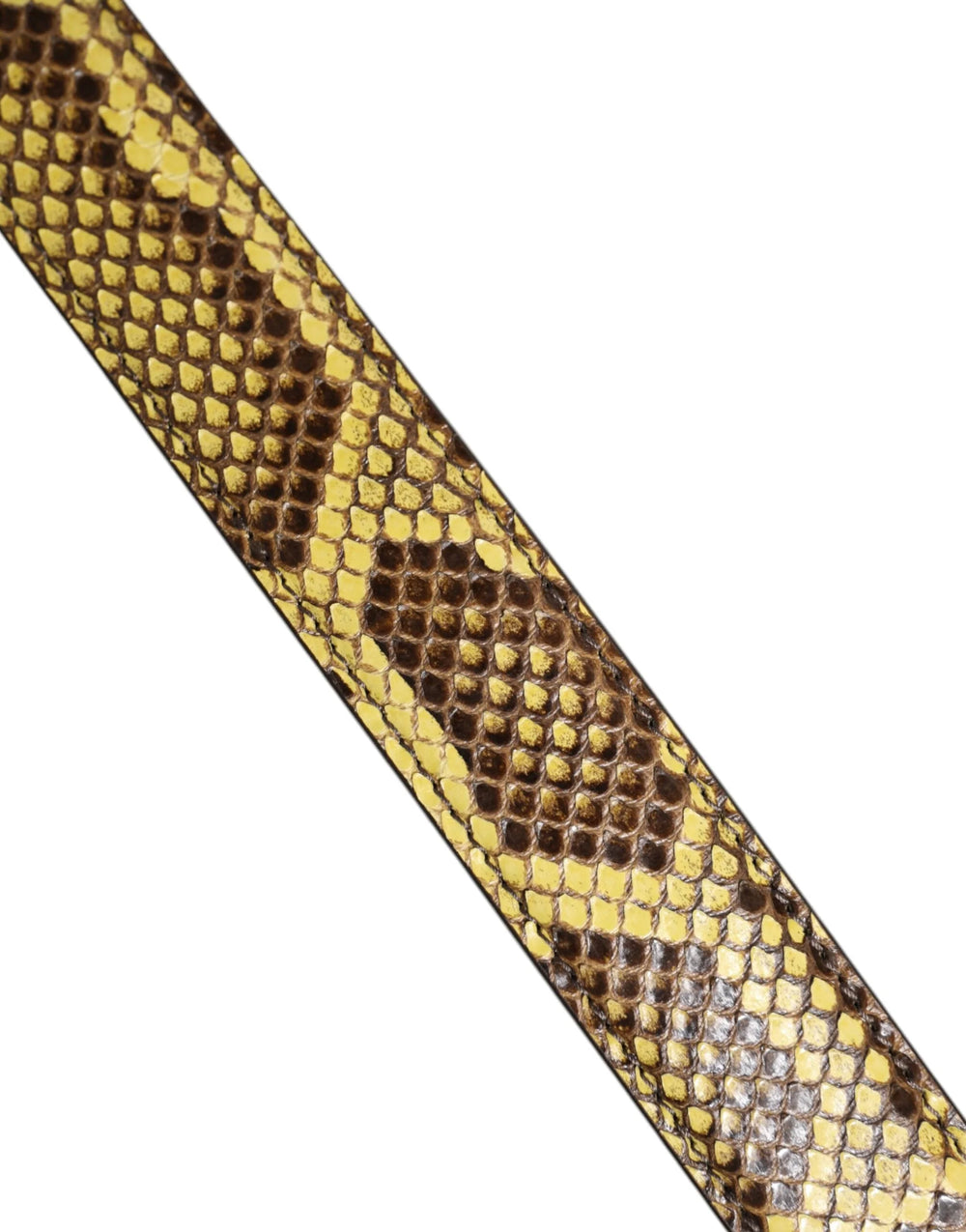 Dolce & Gabbana Yellow Exotic Leather Bag Shoulder Strap - Handbag & Wallet Accessories