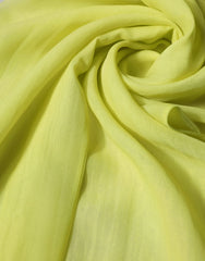 Dolce & Gabbana Yellow Green Silk Sash Foulard Stole 292cm x 19cm Scarf