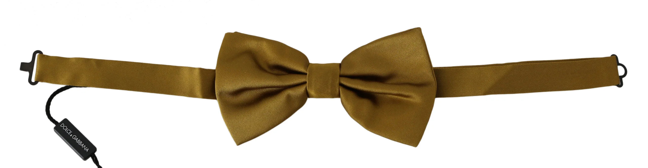 Dolce & Gabbana Yellow Mustard 100% Silk Butterfly Papillon Men Bow Tie - Neckties
