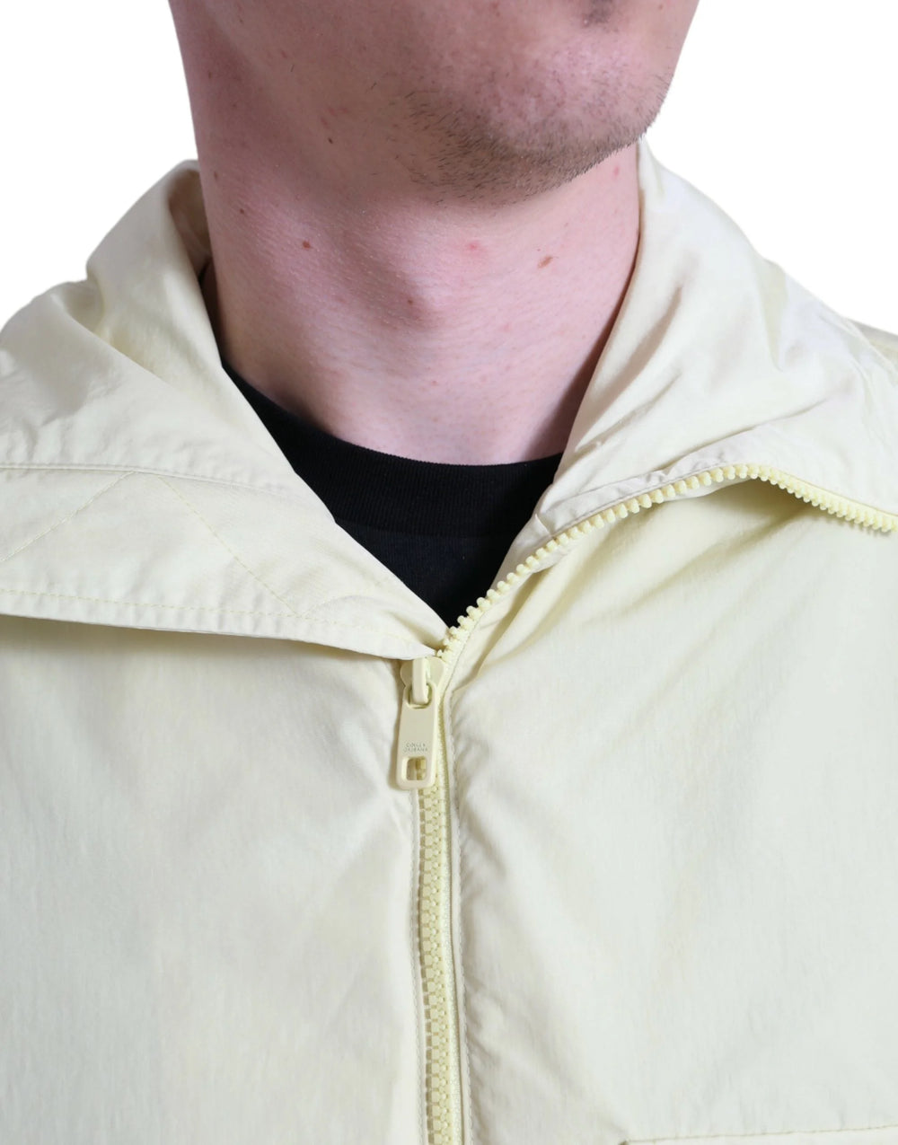 Dolce & Gabbana Yellow Nylon Collared Full Zip Parka Jacket - IT50 | L - Windbreakers