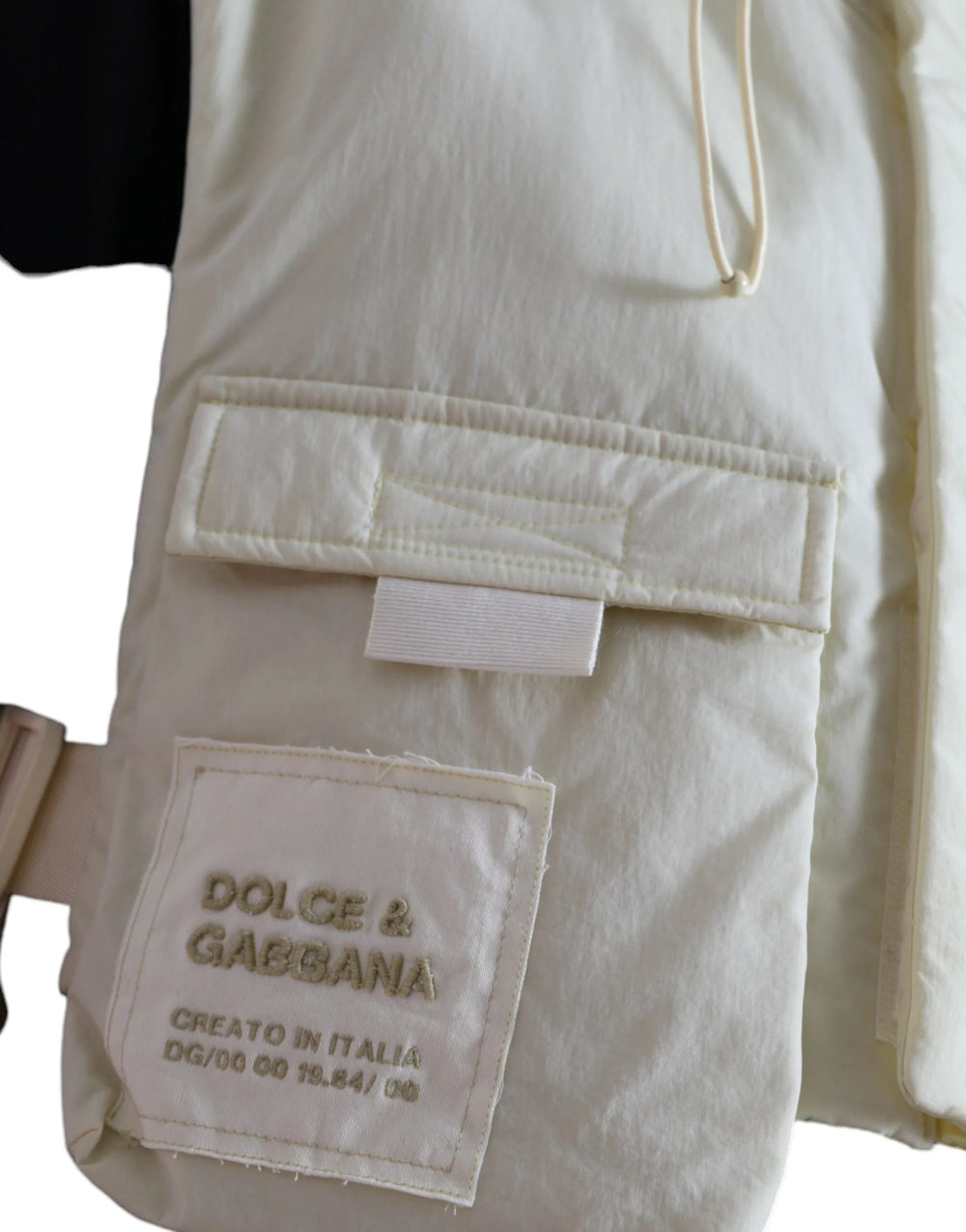 Dolce & Gabbana Yellow Nylon Hooded Sportswear Vest Jacket - IT48 | M - Vests