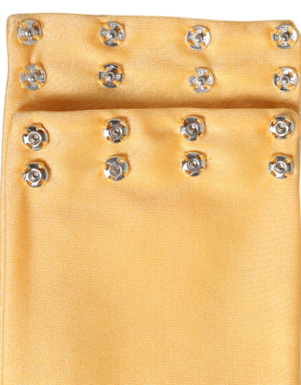 Dolce & Gabbana Yellow Nylon Stretch Women Neck Warmer Scarf - Neck Gaiters