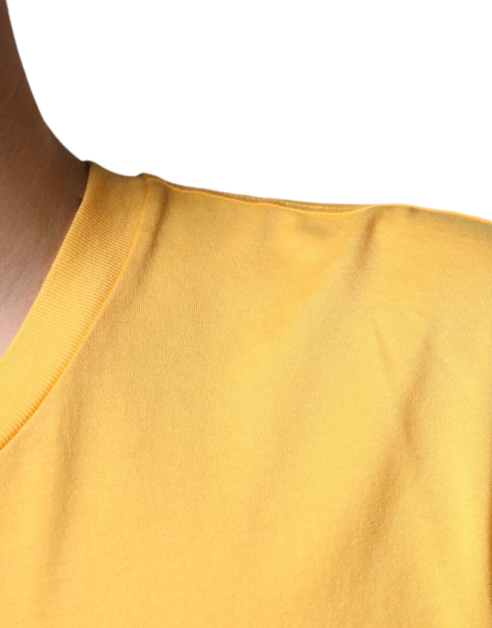 Dolce & Gabbana Yellow Secret Graden Floral Cotton Crew Neck T-shirt - IT48 | M - T-Shirts