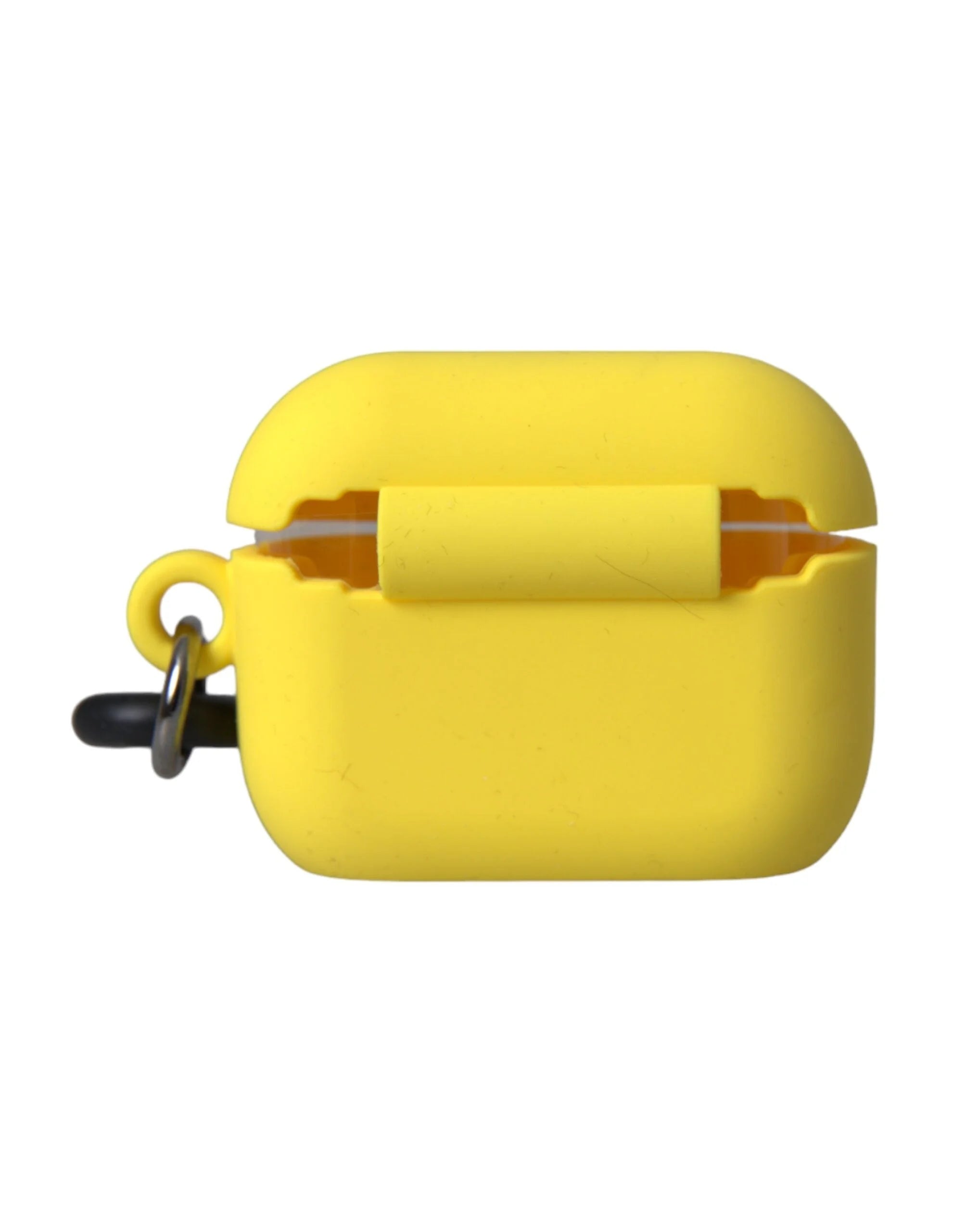 Dolce & Gabbana Yellow Silicone Logo Embossed Airpods Case - Headphone Carrying Cases