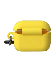 Dolce & Gabbana Yellow Silicone Logo Embossed Airpods Case - Headphone Carrying Cases