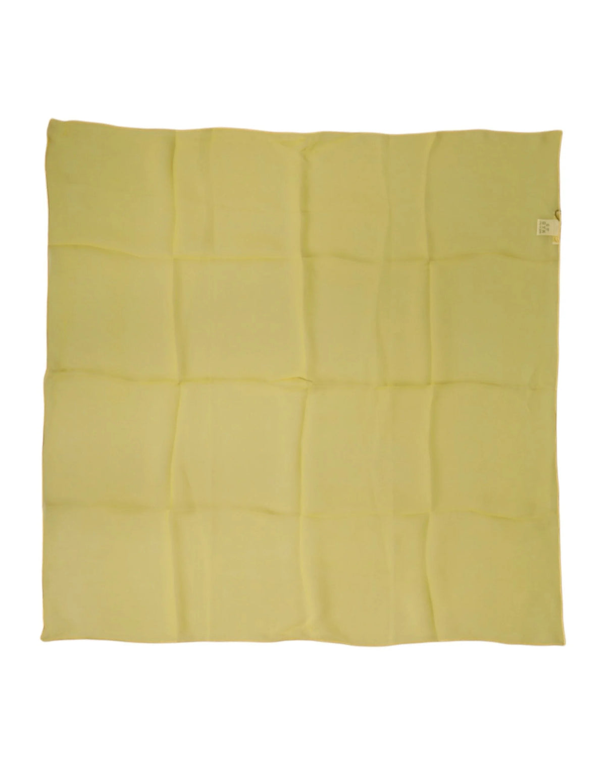 Dolce & Gabbana Yellow Silk Neck Wrap Square Foulard Scarf