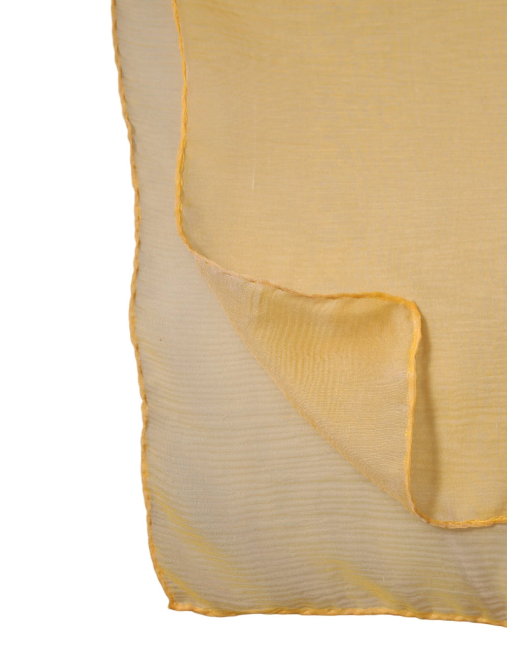 Dolce & Gabbana Yellow Silk Rectangle Wrap Shawl Scarf - Scarves & Shawls