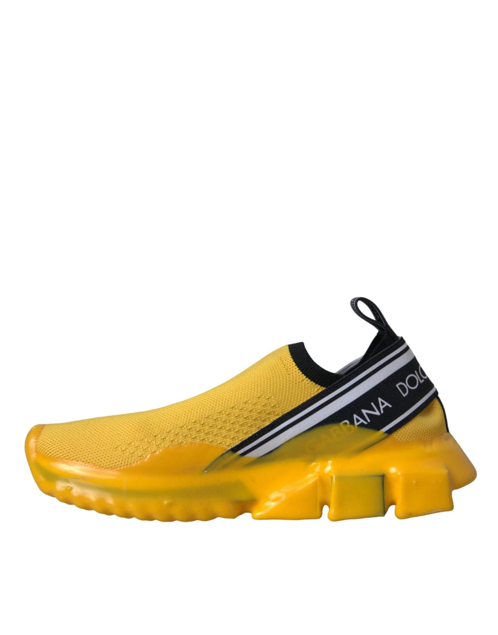 Dolce & Gabbana Yellow Sorrento Slip On Sneakers Women Shoes - Sneakers