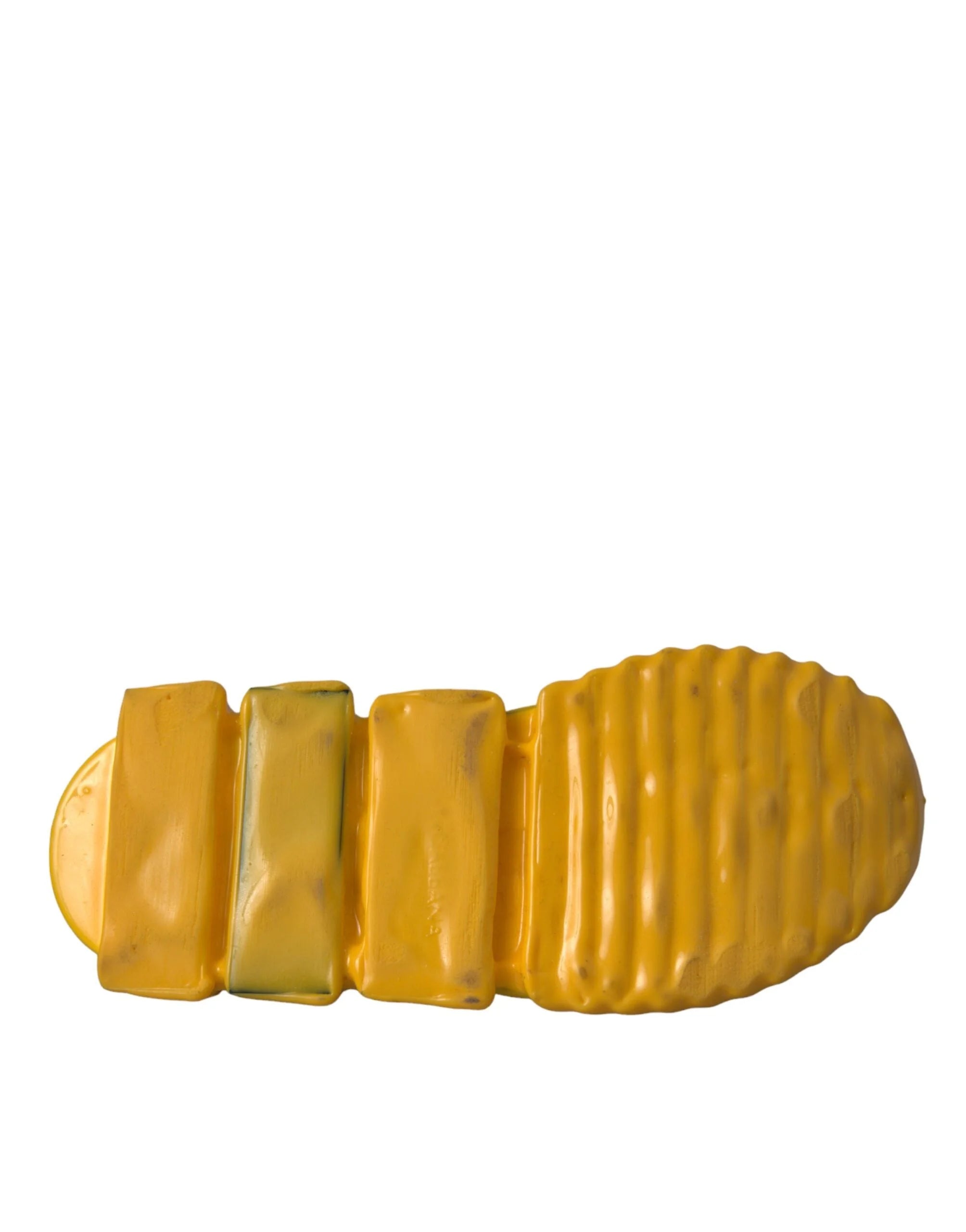 Dolce & Gabbana Yellow Sorrento Slip On Sneakers Women Shoes - Sneakers