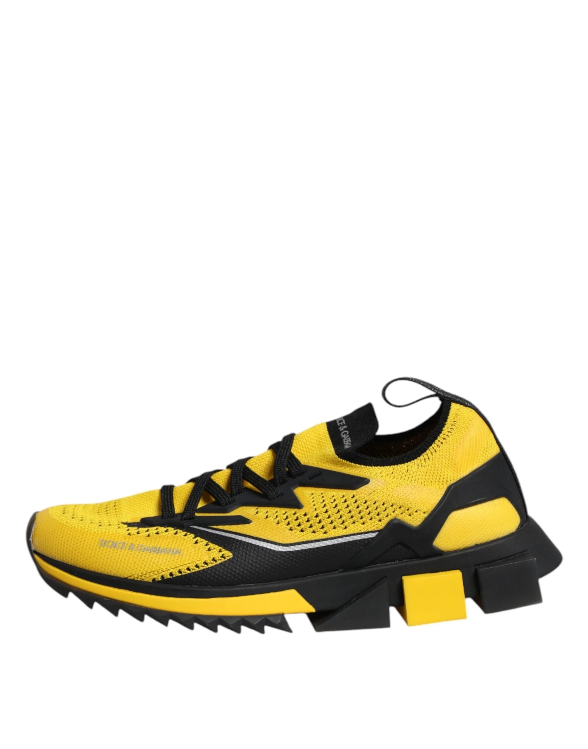Dolce & Gabbana Yellow SORRENTO Sport Stretch Sneakers Shoes - EU40.5/US7.5 - Sneakers