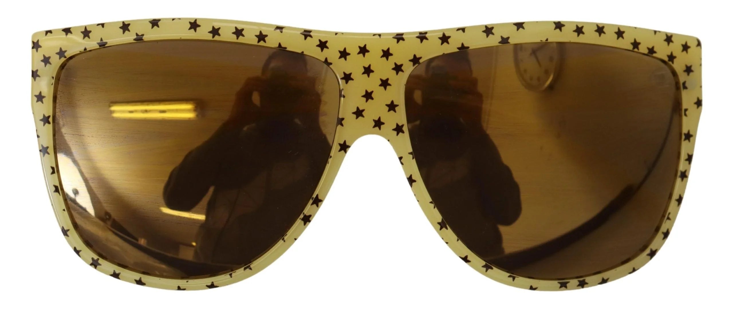 Dolce & Gabbana Yellow Stars Acetate Square Shades DG4125 Sunglasses - Sunglasses