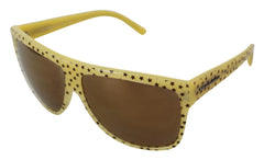 Dolce & Gabbana Yellow Stars Acetate Square Shades DG4125 Sunglasses - Sunglasses
