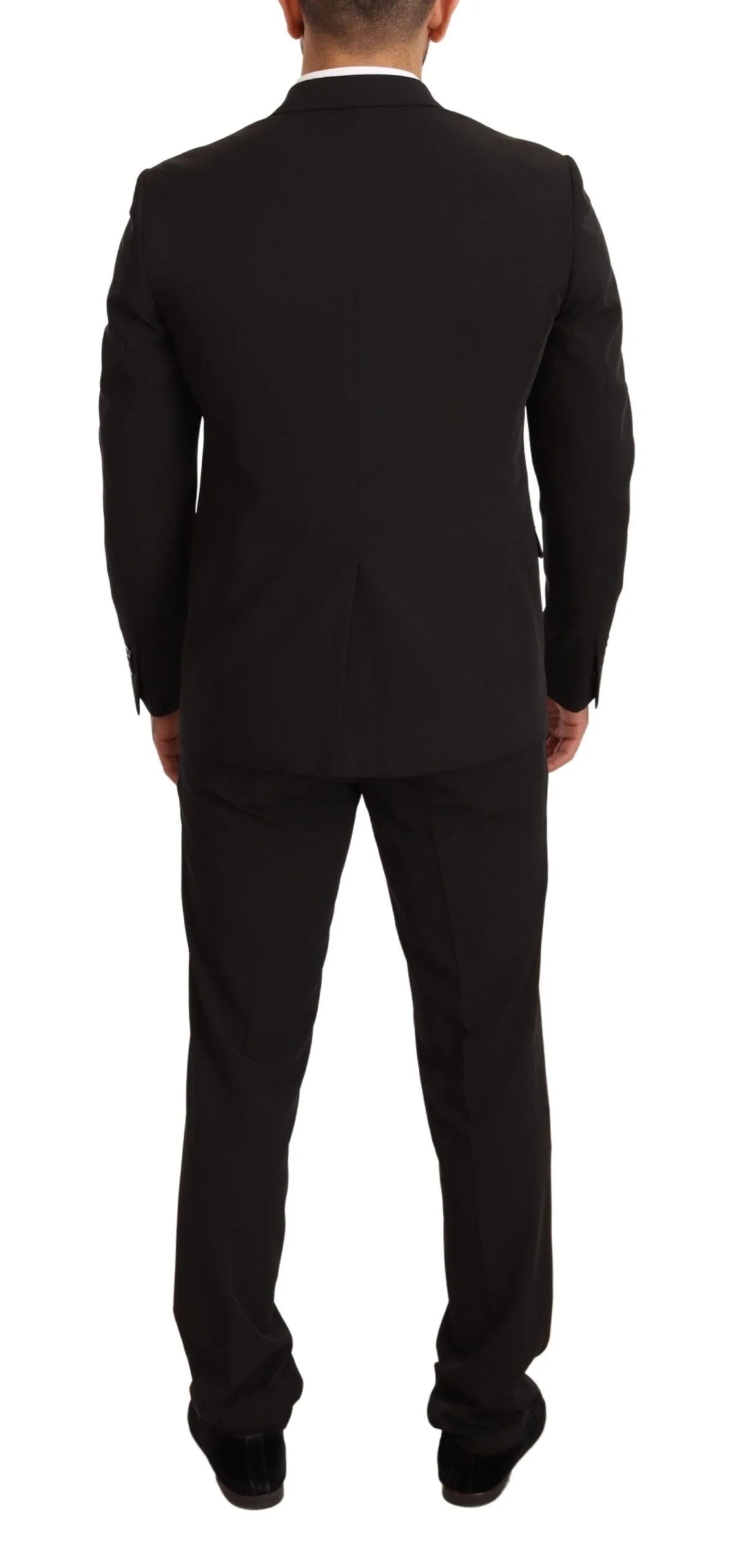 Domenico Tagliente Black Polyester Slim 2 Piece Set TAGLIENTE Suit - IT50 | L - Suits