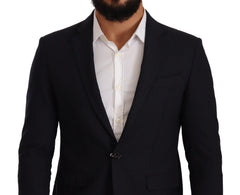 Domenico Tagliente Black Single Breasted One Button Suit Jacket - IT52 | XL - Sport Jackets