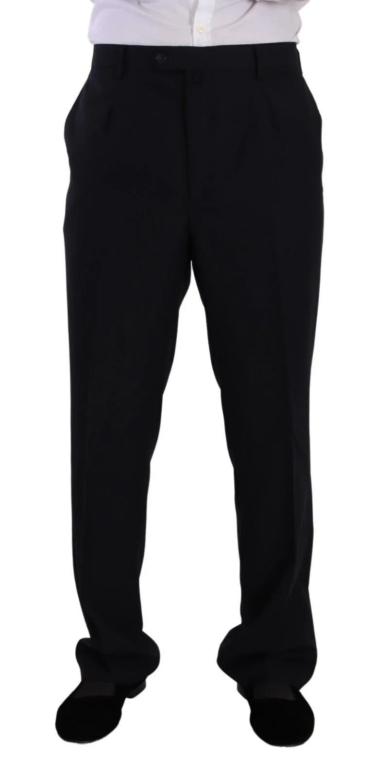 Domenico Tagliente Blue Polyester Single Breasted Formal Suit - IT51 | L - Suits