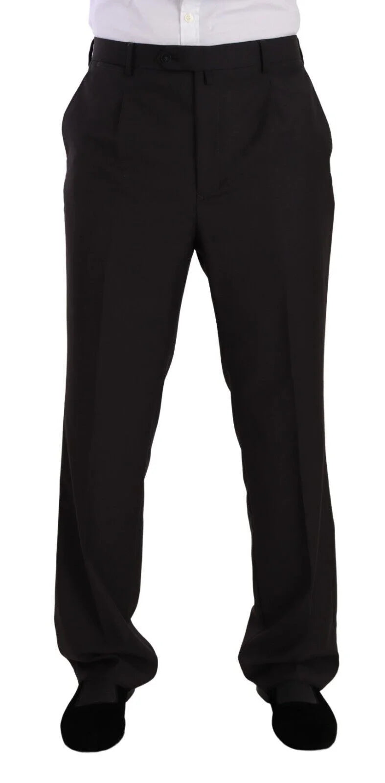 Domenico Tagliente Gray Polyester Single Breasted Formal Suit - IT49 | M - Suits