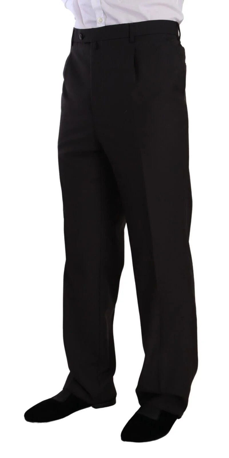 Domenico Tagliente Gray Polyester Single Breasted Formal Suit - IT53 | XL - Suits