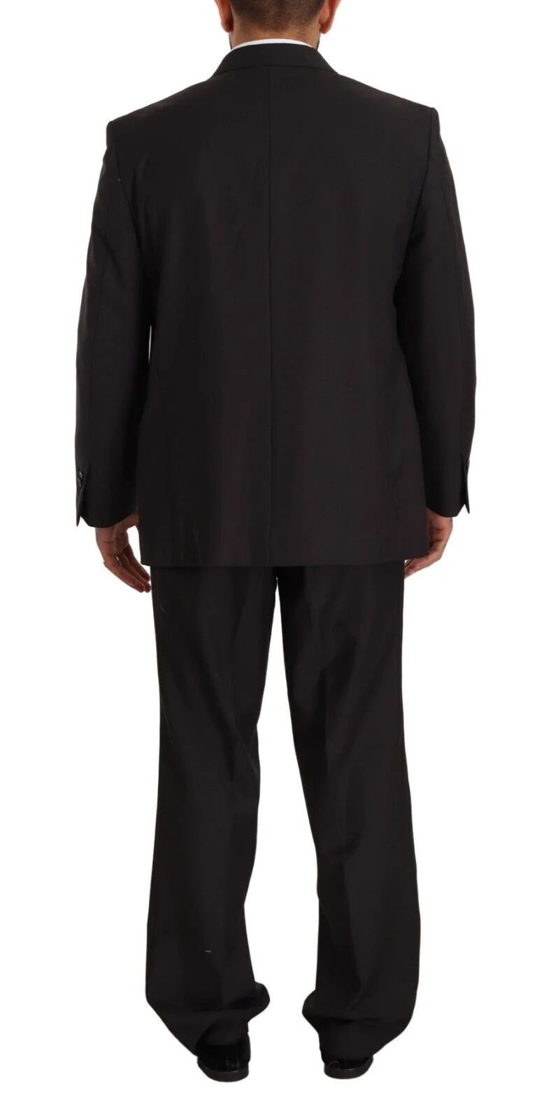 Domenico Tagliente Gray Polyester Single Breasted Formal Suit - IT53 | XL - Suits