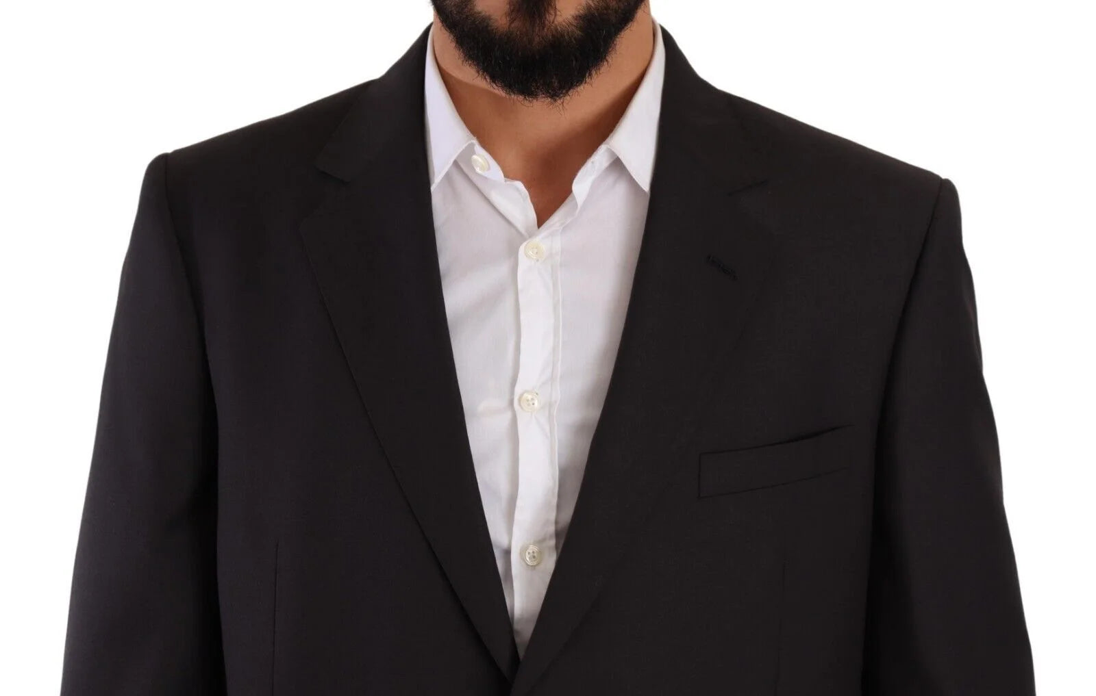 Domenico Tagliente Gray Polyester Single Breasted Formal Suit - IT53 | XL - Suits