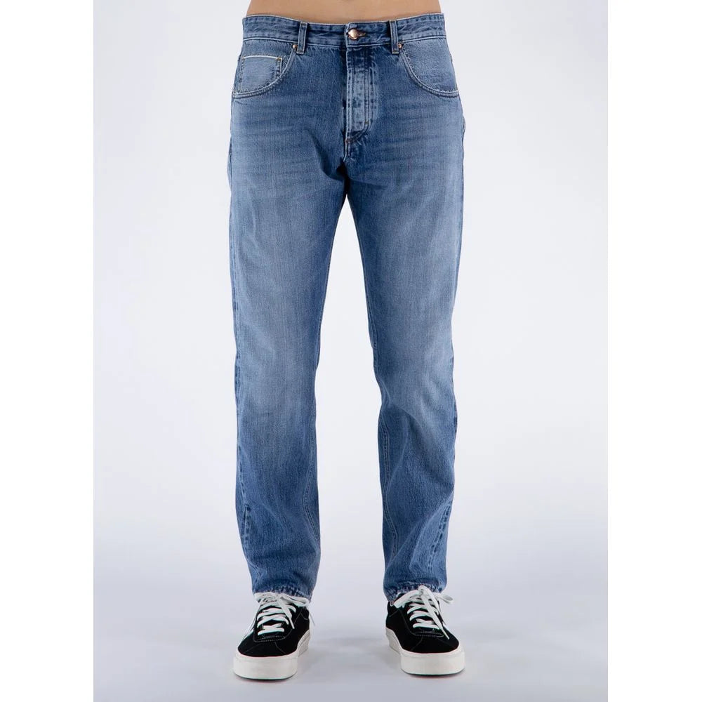Don The Fuller Blue Cotton Men Jeans - IT38 | XS