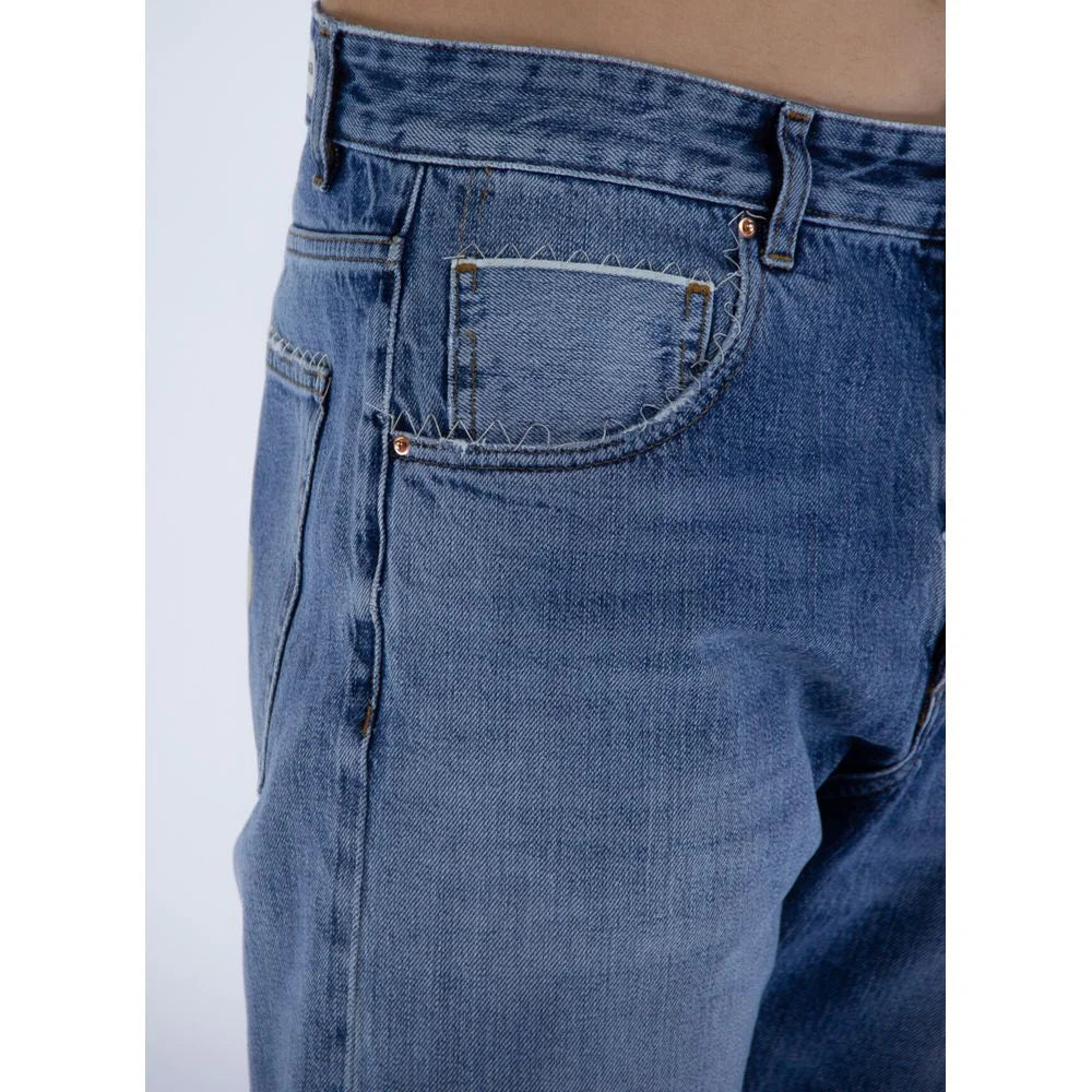 Don The Fuller Blue Cotton Men Jeans - IT38 | XS