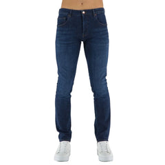 Don The Fuller Blue Cotton Men’s Jeans - IT41 | L