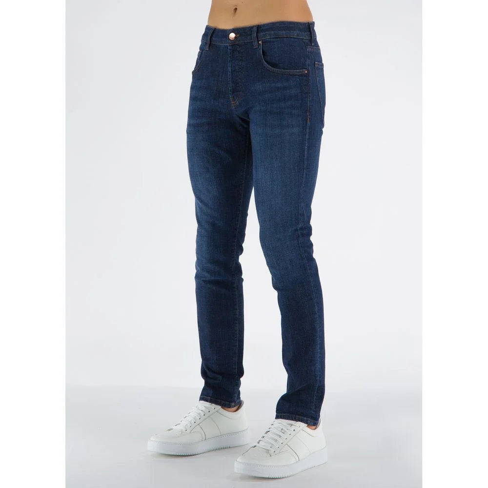 Don The Fuller Blue Cotton Men’s Jeans - IT41 | L - Jeans