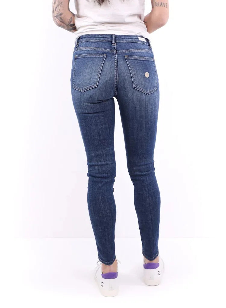 Don The Fuller Blue Cotton Women Jeans - Jeans
