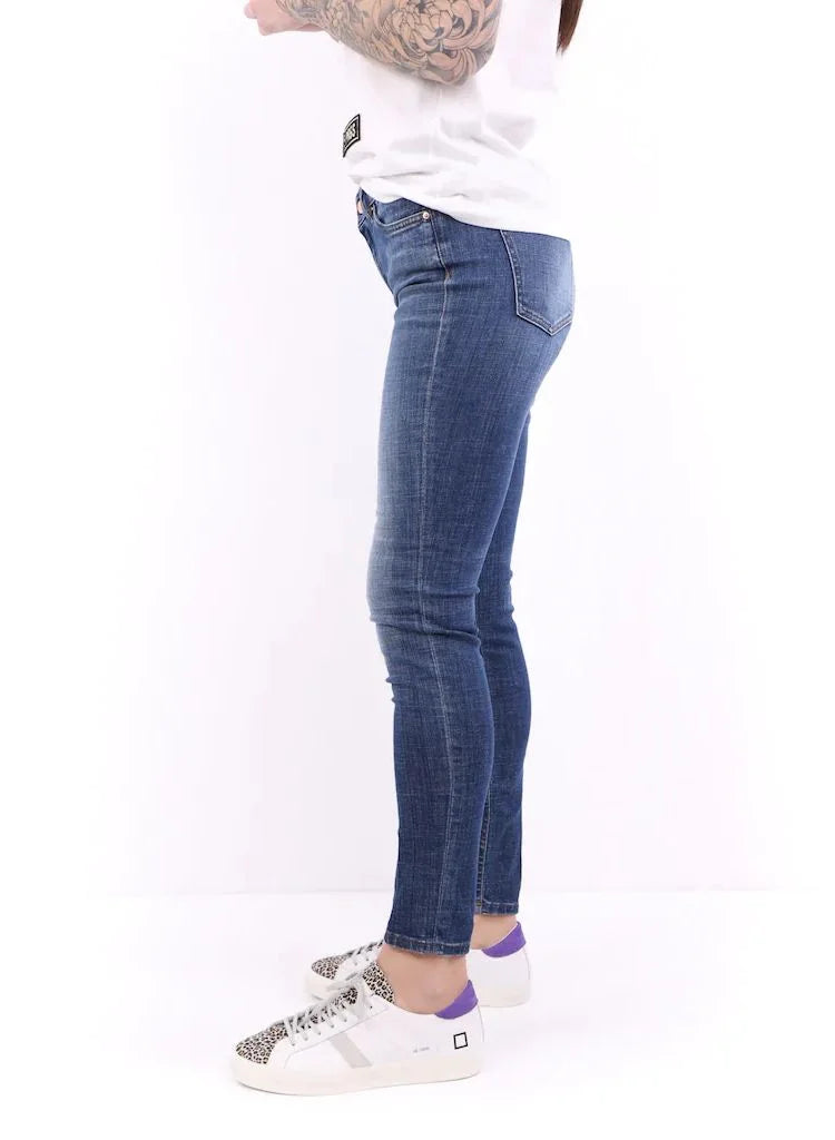 Don The Fuller Blue Cotton Women Jeans - Jeans
