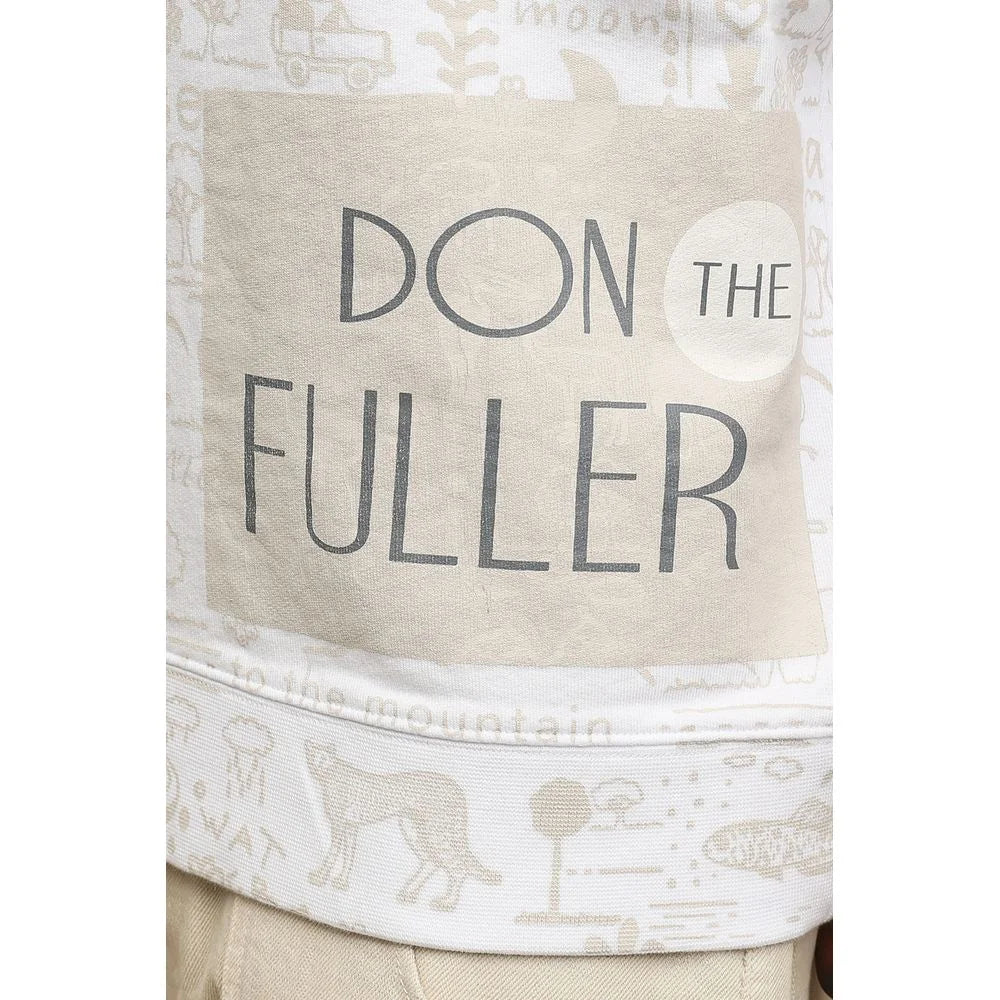 Don The Fuller White Cotton Men Sweater - Sweaters