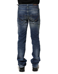 Dondup Blue Washed Skinny Fit Casual Men Denim Jeans - W30