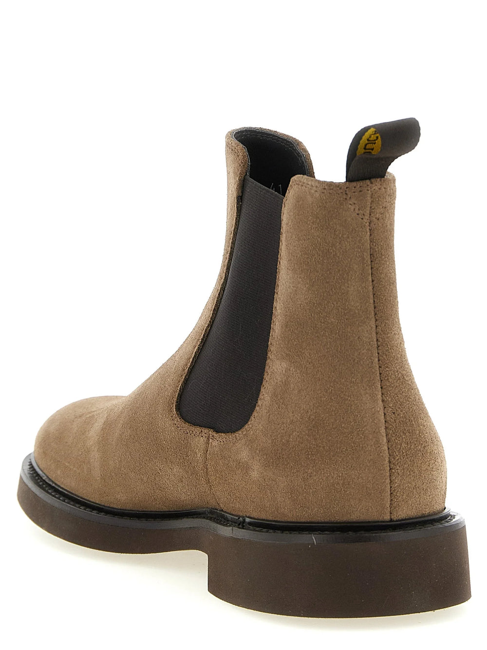 Doucal’s Beige Lamb Leather Ankle Boots