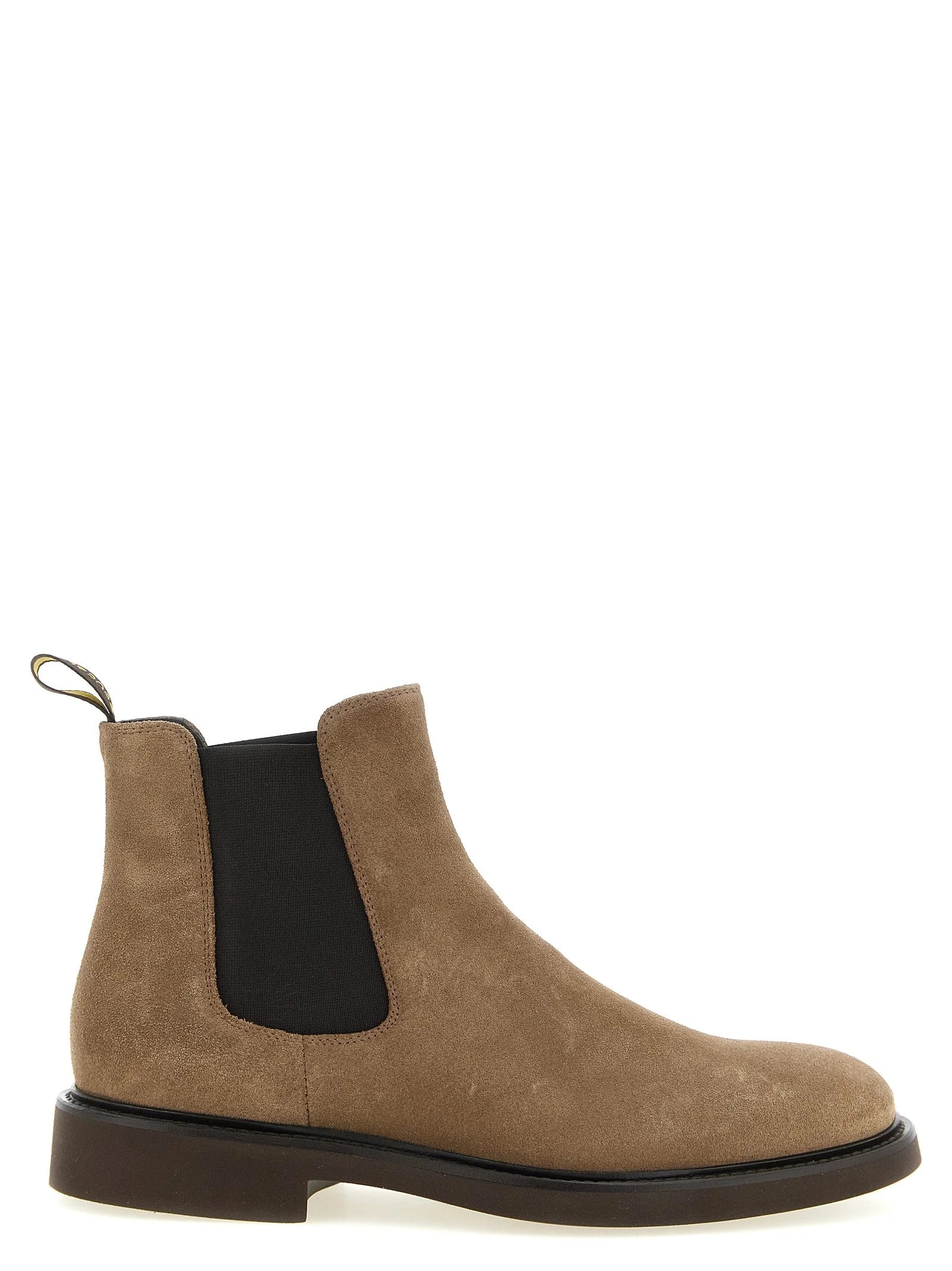 Doucal’s Beige Lamb Leather Ankle Boots