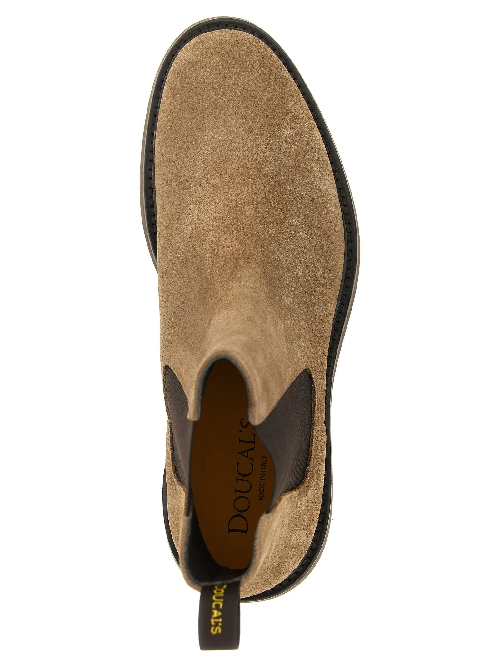 Doucal’s Beige Lamb Leather Ankle Boots