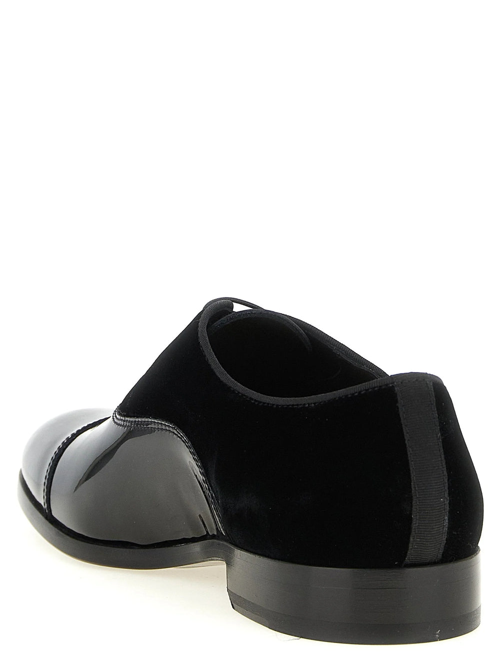Doucal’s Black Lamb Leather Oxfords And Derbies
