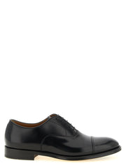 Doucal’s Black Leather Oxfords And Derbies - EU43/US10