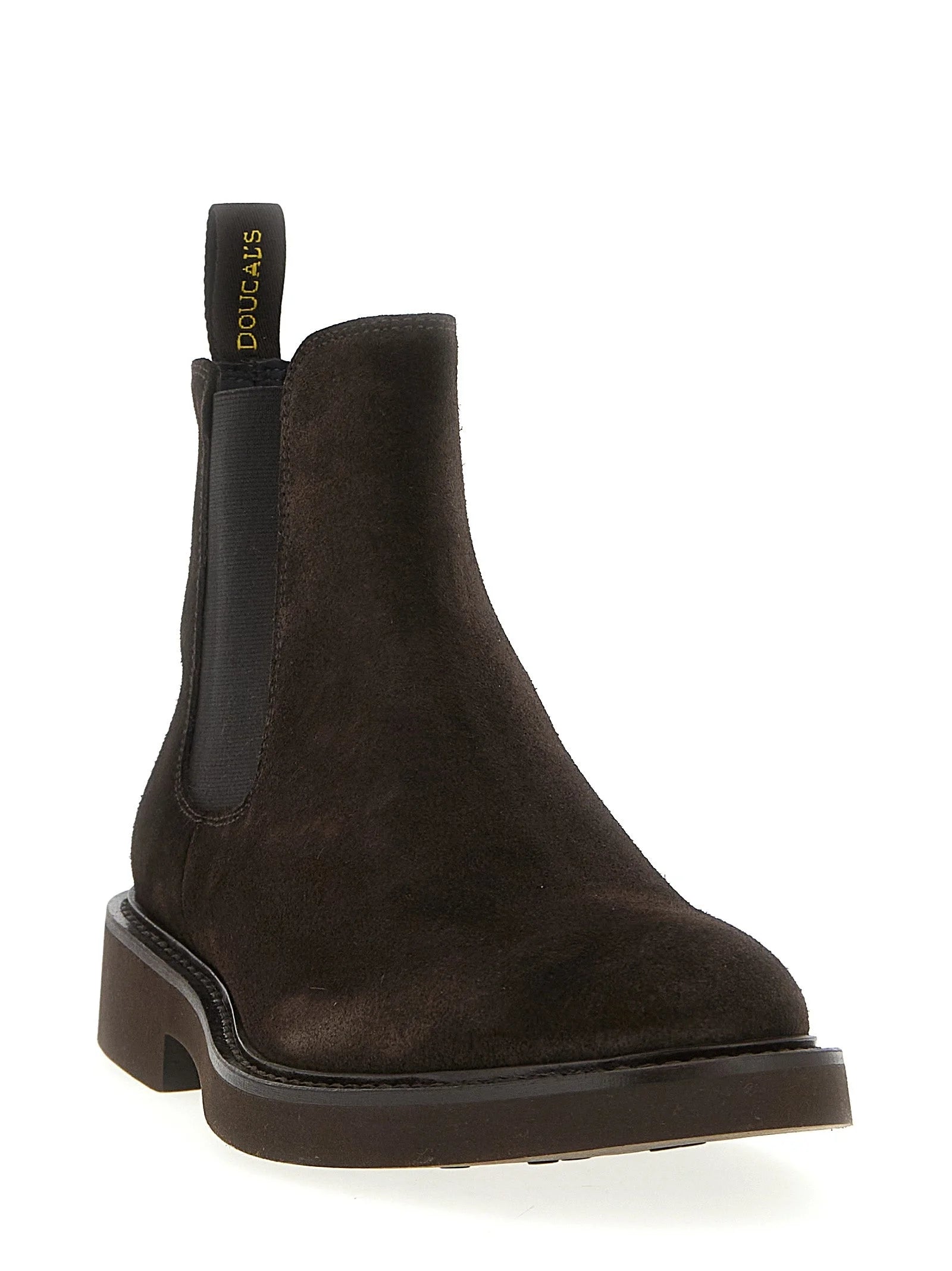 Doucal’s Brown Calfskin Chelsea Boots