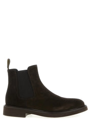 Doucal’s Brown Calfskin Chelsea Boots
